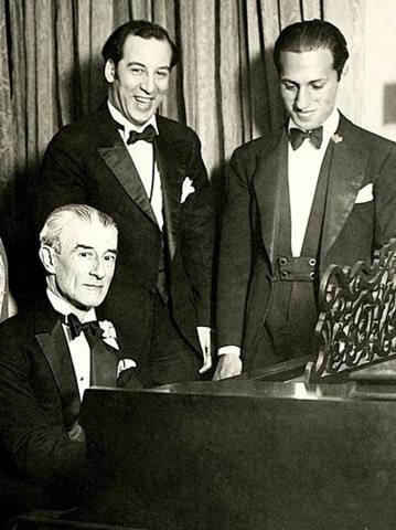Maurice Ravel’s birthday celebration in New York City, March 8, 1928 (Ravel at the piano; Manoah Lei